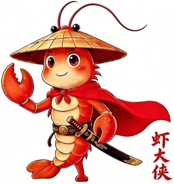 虾大侠吉祥物